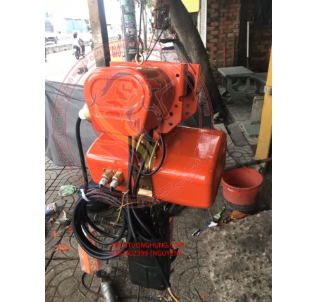 PALANG XÍCH ĐIỆN DI CHUYỂN HITACHI 1 TẤN NHẬT CŨ