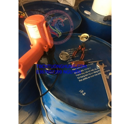 Bơm dầu điện Hangrun 700w thùng phuy