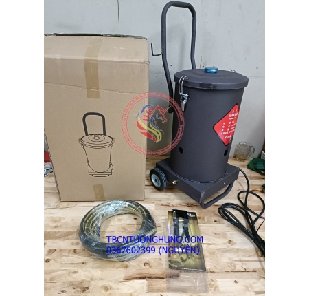 Bơm mỡ bò điện 20kg Fushi Taiwan 220v 24v