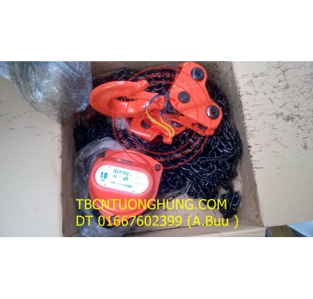 PALANG XÍCH KÉO TAY NITTO 20 TẤN 5 MÉT 180VP5