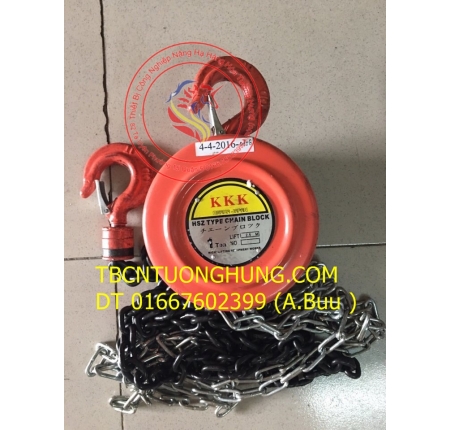 PALANG XÍCH KÉO TAY NICHI TRUNG QUỐC 5 TẤN 3 MÉT