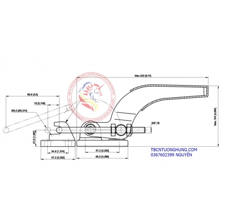 Kẹp định vị GH40370,cam kẹp chốt GH40370