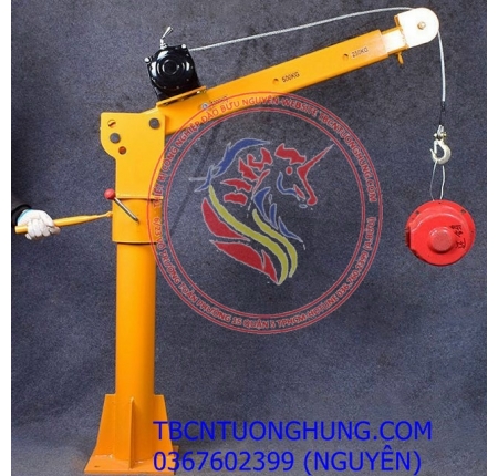 Khung cẩu xoay 360 độ 1 tấn gắn xe ô tô bán tải