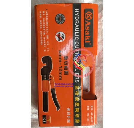 KÌM THỦY LỰC CẮT SẮT TRÒN ASAKI AK6019 12MM