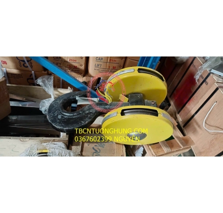 Móc cẩu cáp 5 tấn pully đôi
