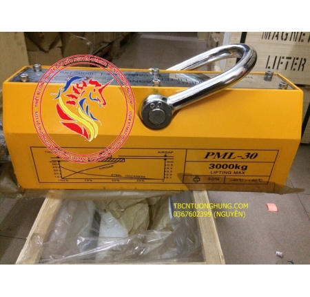 NAM CHÂM NÂNG HÀNG TAY GẠT KAWASAKI 3 TẤN 3000KG PML30 