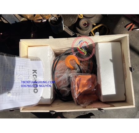 Pa lăng xích điện Kondo 1 tấn 1000kg 380v