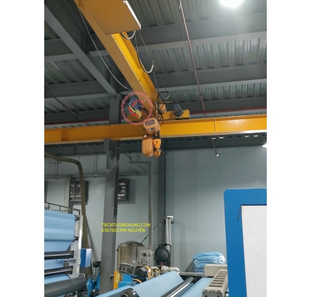 Palang xích điện di chuyển Juli 5 tấn 6 mét 380v