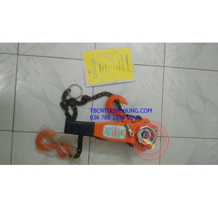 Palang xích lắc tay kawasaki 0.75 tấn 750kg va-0.75