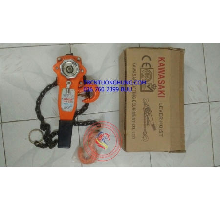 Palang xích lắc tay kawasaki 0.75 tấn 750kg va-0.75
