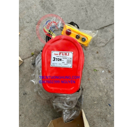 Pa lăng xích điện DHS DHP FUKI 380V 1 tấn 2 tấn 3 tấn 5 tấn 10 tấn 6 mét 9 mét