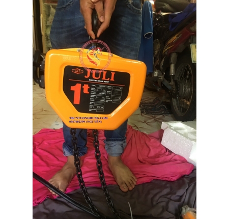 PALANG XÍCH ĐIỆN JULI 1 TẤN 1000KG 6 MÉT HITACHI TYPE