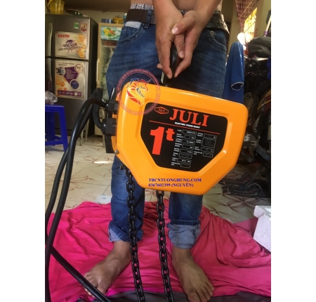 PALANG XÍCH ĐIỆN JULI 1 TẤN 1000KG 6 MÉT HITACHI TYPE