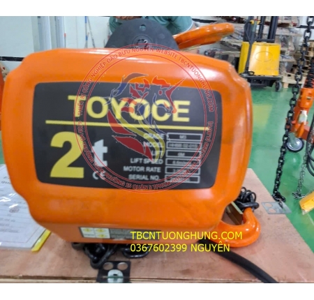 Palang xích điện toyoce 2 tấn