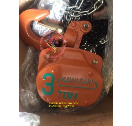 PALANG XÍCH KÉO TAY KAWASAKI 3 TẤN VC3