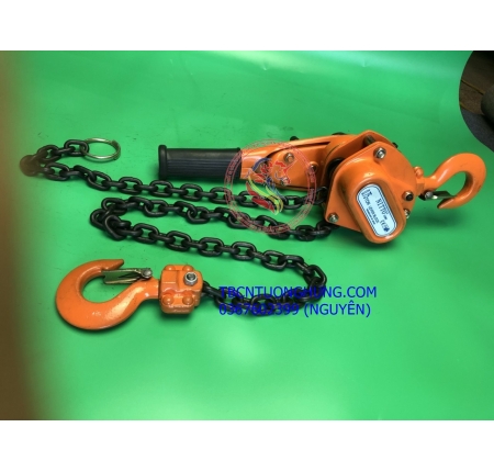 Palang xích lắc tay nitto 0.75 tấn 1,5 mét VR08 china