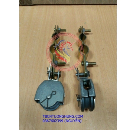 Pully ròng rọc sắt Kawasaki treo dây điện cầu trục