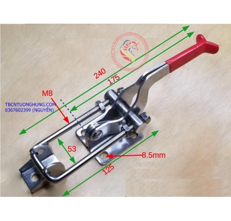 CAM (KHÓA) KẸP CHỐT GH 40341 INOX SS304