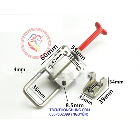 CAM (KHÓA) KẸP CHỐT GH 40341 INOX SS304