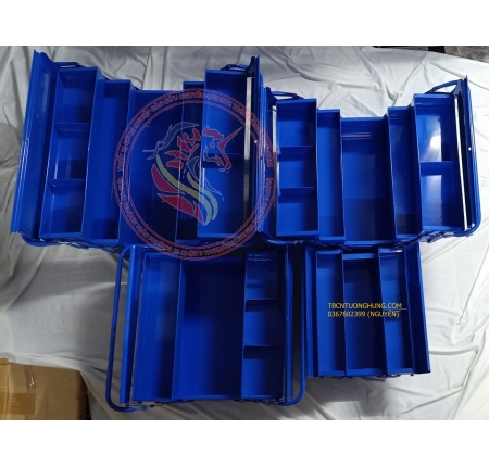 THÙNG ĐỒ NGHỀ SẮT 3 NGĂN TH02 LOẠI TRUNG