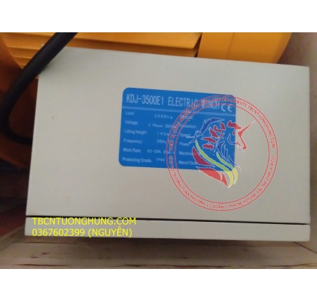 TỜI ĐIỆN KDJ 3500E1 3500KG TAIWAN 380V