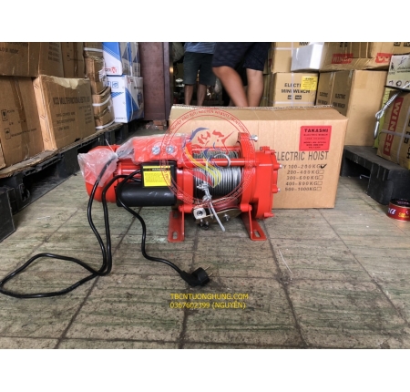 TỜI ĐIỆN NHANH TAKASHI 100KG/200KG 30 MÉT/PHÚT