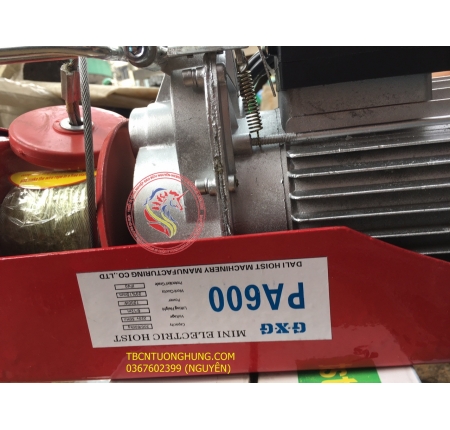 Tời điện mini gia đình 100kg Pa200