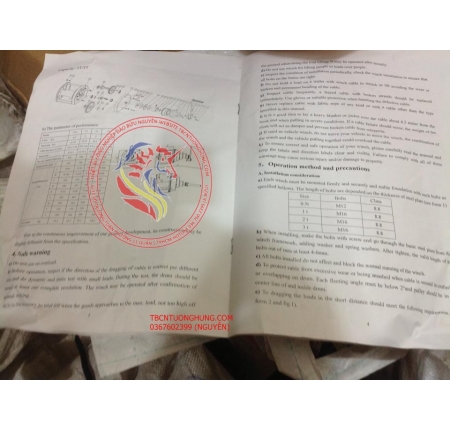 TỜI CÁP QUAY TAY PSK 1 TẤN 1000KG JC-E1 TAIWAN