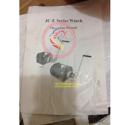 TỜI CÁP QUAY TAY PSK 1 TẤN 1000KG JC-E1 TAIWAN