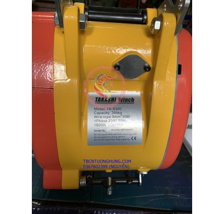 Tời điện treo mini TASAKI TA-S300 300kg japan type
