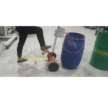 Xe di chuyển thùng phuy nghiêng Fujifa 450kg M450